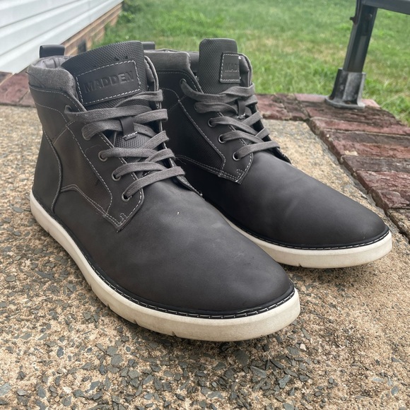 Steve Madden Other - Madden Minton Men's Chukka Gray Lace Up Boot Size 9M